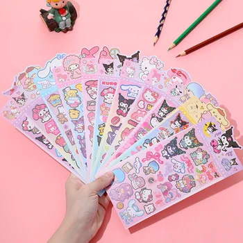 20/50/100tk Sanrio Anime Kleebis Cartoon Hello Kitty Cinnamoroll Kuromi Minu Meloodia Kleebis Kleebised Kirjatarvete Hulgimüük Lastele, Mänguasjad