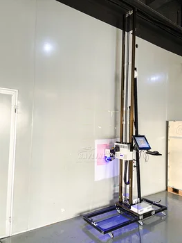 3D-Efekt Vertikaalse Seina tindiprinteri Hind Otse Seina Värvimine Masin Kaasaskantav Automic Liikuda Ratas