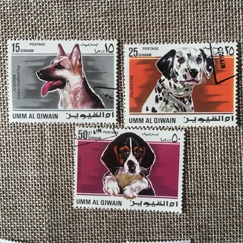 3tk/Set Umgawan Post Margid 1967 Kuulus Koerte Pet Märgitud postmarkide Kogumine