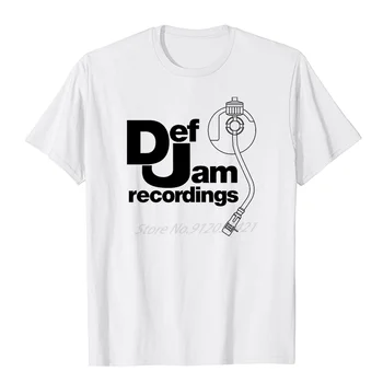 Def Jam Recordings graafiline t-särgid Muusika Meeste mood lühikese varrukaga t-särgid armas mõõdus t-särgid Suvel Harajuku Streetwear