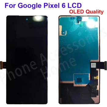 Hea Kvaliteet OLED LCD Google Pixel 6 Ekraan Raami Touch Panel Digitizer Google Pixel 6 Pro 6Pro GLUOG LCD