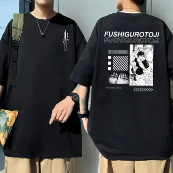 Jaapani Anime Jujutsu Kaisen Fushiguro Toji Graafiline Tshirt Mehed Manga Brändi Ülepaisutatud T-särk Meeste Mood Vabaaja Puuvillane T-Särk