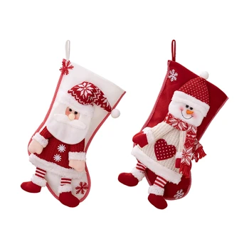 Jõulud Sukad Candy Sokid Xmas Home Decor Kingitus Kotid Jõulupuu Rippuvad Prnaments Vastupidav, Lihtne Kasutada