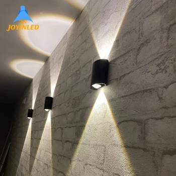 LED seinavalgusti Väljas või Siseruumides Kasutamiseks Must Moodne Seina Sconce Veekindel IP65 Hardwired Vastupidav Alumiiniumist Üks Valgus