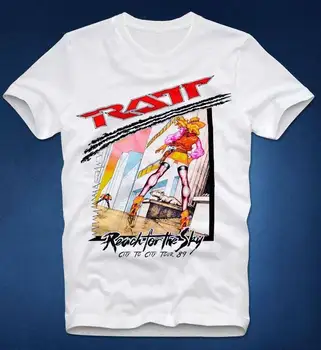 RATT City Tour Hard Rock Retro 80s Juuksed Heavy Metal Detonaatorite TShirt, Suurus S-3XL