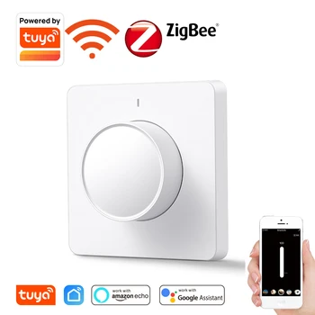 Tuya ELI Smart Wifi/Zigbee Light Dimmer Lüliti Dimm Paneel Seina Smart Switch 220-240V Töötab Alexa Google APP Kontrolli Koju