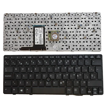 UUS HP EliteBook 2560 2560p 2570 2570p Klaviatuuri SP Must raam