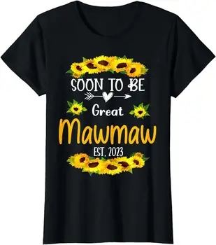 Varsti tuleb Suur Mawmaw 2023 Päevalille emadepäeva T-Särk pikkade varrukatega