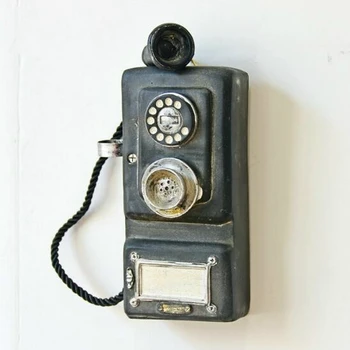 Vintage Putka Telefon Figuriin Antiik Pöörlevad Seinale paigaldatud Maksta Telefoni Mudel KYY8941