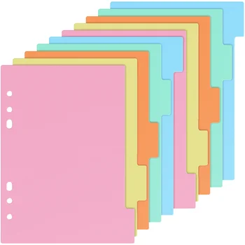 10 Tk Tab Sideaine Sirkel Pool Läbipaistev Multi-color Label Indeks Sideaine Sirkel Sülearvutite Kirjatarvete Tarvikud