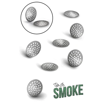 10tk Söövitatud Suitsu Ekraani Kurn Roostevabast Terasest Toru Filtri Mini Filtreerimine Net Sigaret Tarvikud