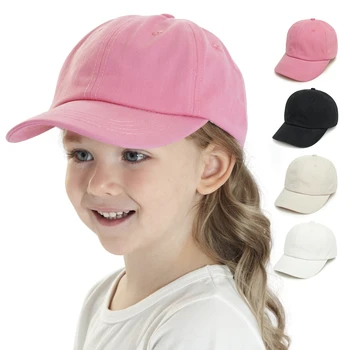 2024 Uus Laste Spordi-Visiirid Mütsid Värviga Reguleeritav Baseball Cap Beebi Pehmed Puuvillased Mütsid Poisid Tüdrukud Väljas Päike Müts