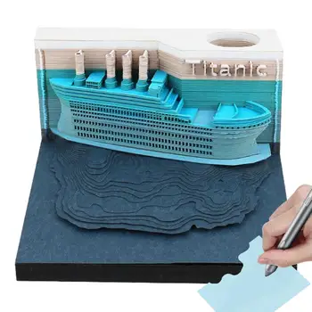 3D Memo Pad Märkus Paberid LED 3D Memo Kunsti Akutoitega Puhkus Kingitus Laua Ornament Realistlik Koolide Uuringu Tuba