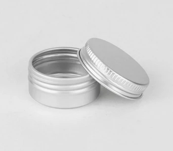 500pcs/palju 10G Alumiinium Jar 10cc metallist Kosmeetikatoote Pakendi Konteiner 1/3oz professionaalse kosmeetika mahuti