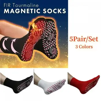 5tk isekuumenemise Magnet Sokid Naistele, Meestele, Self Soojendusega Sokid Tour magnetravi Mugav Talvel Soe Massaaž Sokid