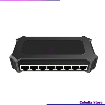 8 Porti Plastikust Korpus Desktop 10/100/1000Mbps Majandamata Gigabit Switch Ethernet Võrgu Giga Rummu Arvuti