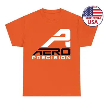 Aero Precicion Vintpüssi Relvad Jahindus Logo Meeste Oranž T-Särk Suurus S kuni 3XL