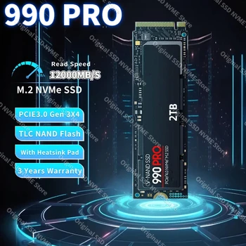 Brändi M2 2280 SAM SSD 4TB 2TB 8TB 980PRO SSD Originaal Sise-Solid State Disk PCIe Gen 4.0 X 4 990 PRO NVMe jaoks PS5/PC/Sülearvuti