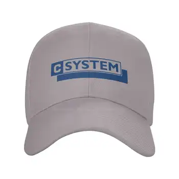 C Süsteemi CZ Logo Print Graphic Vabaaja Denim ühise põllumajanduspoliitika Kootud müts Baseball cap