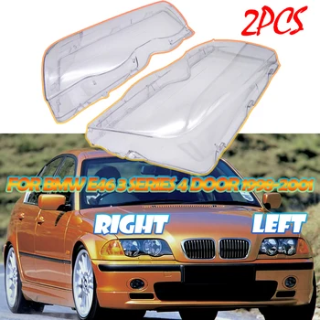 Esitulede Selge, Objektiivi Kate Lambivarju Sobivad BMW 3 Seeria E46 1998-2001 4Door Pre-facelift,Esilaterna Shell, Auto Tarvikud