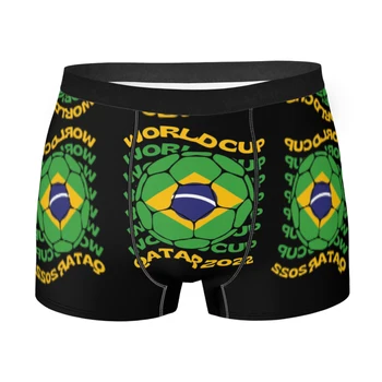 Futebol Brasiilia Rahva Aluspüksid Breathbale Aluspüksid Aluspesu Mees Õhutamine Lühikesed Püksid Boxer Püksikud