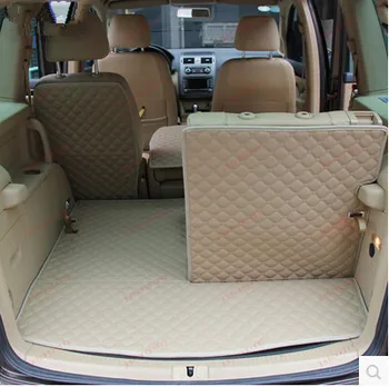 Hea kvaliteet! Eriline auto pagasiruumi matid Volkswagen Touran 7 istekohti 2014-2004 vastupidav boot vaibad lasti liner matt,Tasuta shipping