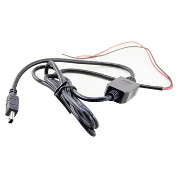 Hulgi-1m Otse või Nurga all pea(Vasakul) Micro-USB-DC DC Auto Auto Sõiduki Power Inverter Adapter Converter Kaabel~