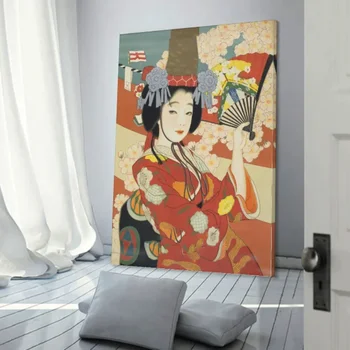 Jaapani Plakatid Dekoratiivsed Maalid Seina Kaunistused Interjöör Maalid Ruumi Teenetemärkide Lõuend Maalid Home Decor