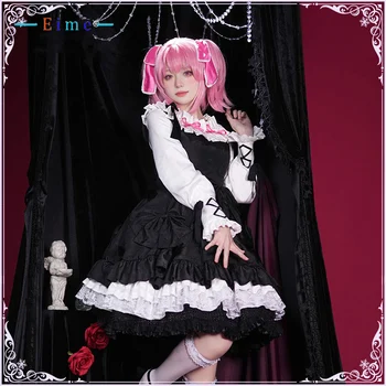 Kaname Madoka Lolita Cosplay Kostüüm Anime Puella Magi Madoka Magica Cosplay Kleit Osaline Ülikond Halloween Vormirõivad, Custom Made