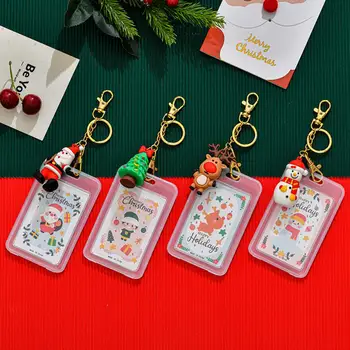 Lihtne magnetkaardi Hoidik-Kaardi Kate Võtmerõngast kahepoolne Veekindel Plastikust Kaardi Omanikele koos Pidulik Jõulud Puu, Lumememm