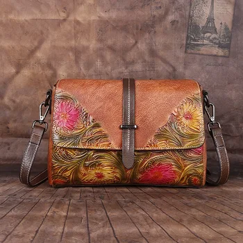Luksuslik naiste õlakott, käsi-reljeef-vintage koti klapp Hiina messenger bag crossbody kott naiste kott