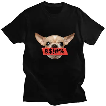 Naljakas Chihuahua Meem Print T-Särk Mood Harajuku T-Särgid Meestele, Naistele, Pehme Puuvill, o-kaelus Hip-Hop T-Särgid Suvel Streetwear