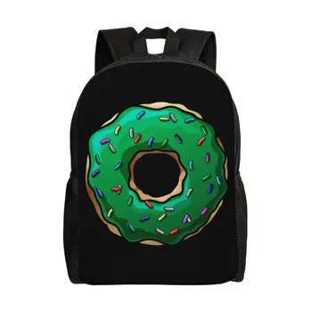 Roheline Leib Donut Reisi Seljakott Naised Mehed Kooli Arvuti Bookbag Sõõrik Kolledži Üliõpilane Daypack Kotid