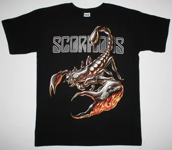 Scorpions Hiiglane Skorpion Hard Rock, Michael Schenker Group Ufo Uus Must T-Särk, Puuvillane T-Särk Mood T-Särk Top Tee