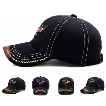Tikitud Kotkas Meeste Müts harrasteita Hingav 3D Eagle Baseball Cap Reguleeritav Vabaaja Snapback Müts Päike Müts